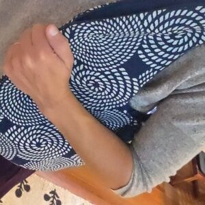 Nankeen Navy Blue Knot Bag